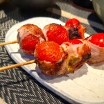 むさし - ミニトマトは焼いて甘味アップ