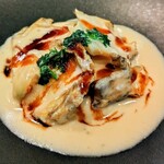 プレスキル - 鮑のア·ラ·クレーム ポテトのピューレ