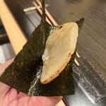 寺子屋 すし匠 - 平貝磯辺焼き