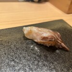 寺子屋 すし匠 - 炙り鳥貝のにぎり