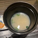 寺子屋 すし匠 - 味噌汁