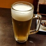 和食処 大ばん - １杯目はお約束の生ビール