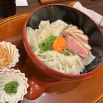 天むす処けしき. 名古屋本店 - 鴨山椒きしめん