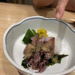 手打ち蕎麦 柴田 - 別の日夜にいただいたホタルイカ。身がぷっくり！