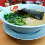 山岡家 - 塩ラーメンほうれん草トッピング