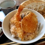 西むら - 蕎麦と小天丼1500円