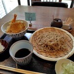 西むら - 蕎麦と小天丼1500円
