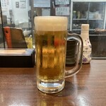 串焼 さと村 - 生ビール（620円）