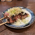 串焼 さと村 - レバごま塩（120円×2本）