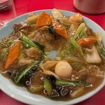 南海飯店 - GS考案(中華丼の食べ方)