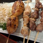 ろばた仁 - 串の盛り合わせ