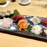 鮨 とぐら - 刺身盛り合わせ6点盛り