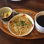 茶蘭花 - Bセット　これに卵サンドが付きます　ドリンク+150円　