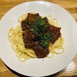 洋食 おがた - 賀茂茄子ミートソーススパゲッティ