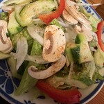 浦野屋 やきとん てるてる - てるてるさらだ（マッシュルームサラダ）