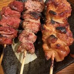 浦野屋 やきとん てるてる - おかませ3種盛
