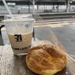 クールランプリール - 通過する新幹線見ながら頂きました。