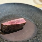 2tsumoli  - 鴨の肝を使った サルミソースで頂きます