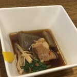 居酒屋おの - お通し（スジコン）