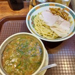 博多とんこつ 天神旗 - 魚介豚骨つけ麺200g(税込￥1,200)