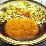 そば新 - コロッケそばです