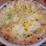 ピザレボ - これはランチセットじゃない ハーフアンドハーフ