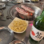 韓国焼肉sisi - これもサムギョプサルです。
