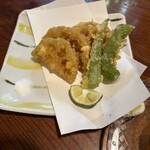 利庵 - 新ハス天ぷら