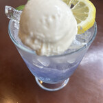 カフェ アクイーユ - 2025年6月　あじさいソーダ