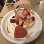 カフェ アクイーユ - 2024年3月　ショコラブールパンケーキ　ホワイトミルクver