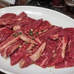 焼肉 山河 - ・「山河カルビ 醤油 3人前(¥748/1人前)」