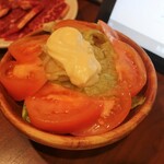 焼肉 山河 - ・「トマトサラダ(¥418)」