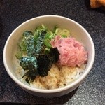 烈志笑魚油 麺香房 三く - ねぎトロごはん