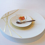 ヌーヴェル・エポック - ランチコース 14450円 の桜鱒のマリネ