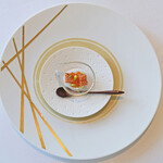 ヌーヴェル・エポック - ランチコース 14450円 の桜鱒のマリネ