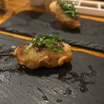 楽食亭 - せせり梅肉乗せ！