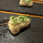 楽食亭 - つぶ貝ガーリックバター乗せ（違うかも　笑）！