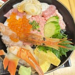 三陸和酒 磯乃 - 魚介丼(上)
