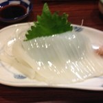 酒楽座 山三 - 剣先いかの刺身