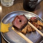 紅とん - レバー　断面図