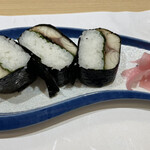 味処 明島 - 焼き鯖寿司(1,100円)