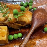 味処 明島 - カサゴの煮付け(2,750円)