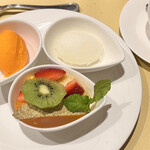 レストラン アンシャンテ - デザート盛り合わせ