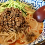 金ゴマ たんたんたん麺 樂 - 冷やし金ゴマ担々麺