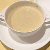 レストラン アンシャンテ - ゴボウスープ
