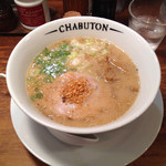 ちゃぶ屋 とんこつ らぁ麺 CHABUTON - ★★☆ ちゃぶとんらぁ麺、730円。