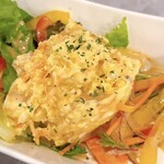 炭火と酒と酉 七福八〇 - ポテサラ