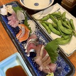 くいしん坊 古町店 - 刺盛り1500円くらい。ちと割高