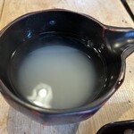 むろや - 蕎麦湯