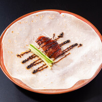 牛肉の細切り味噌炒め中華風クレープ包み